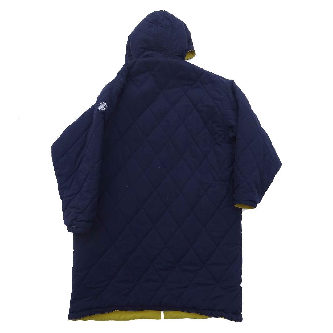 SINA COVA(シナコバ)リバーシブルベンチコートフード厚手中綿入りキルトM