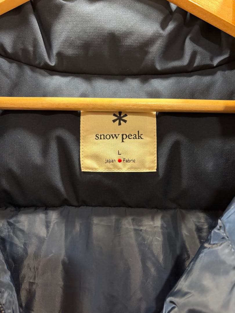  peak ネイビー ダウンベスト L