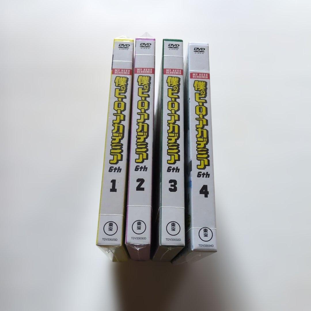新品未開封 セル版ヒロアカDVD 6th Vol.1〈3枚組〉〜vol.4セット