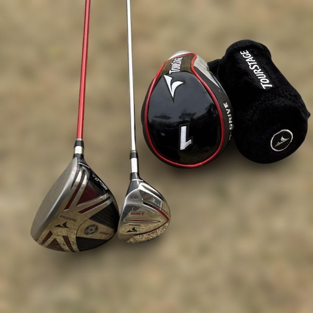 TOURSTAGE X-DRIVE ドライバー 9.5度　5W 2本セット
