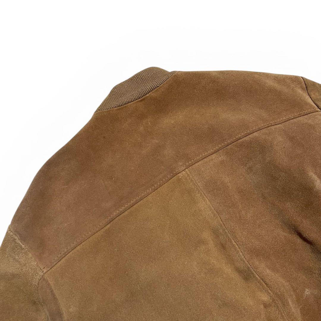 Schott スエード レザーブルゾン 42 USA ショット レザージャケット