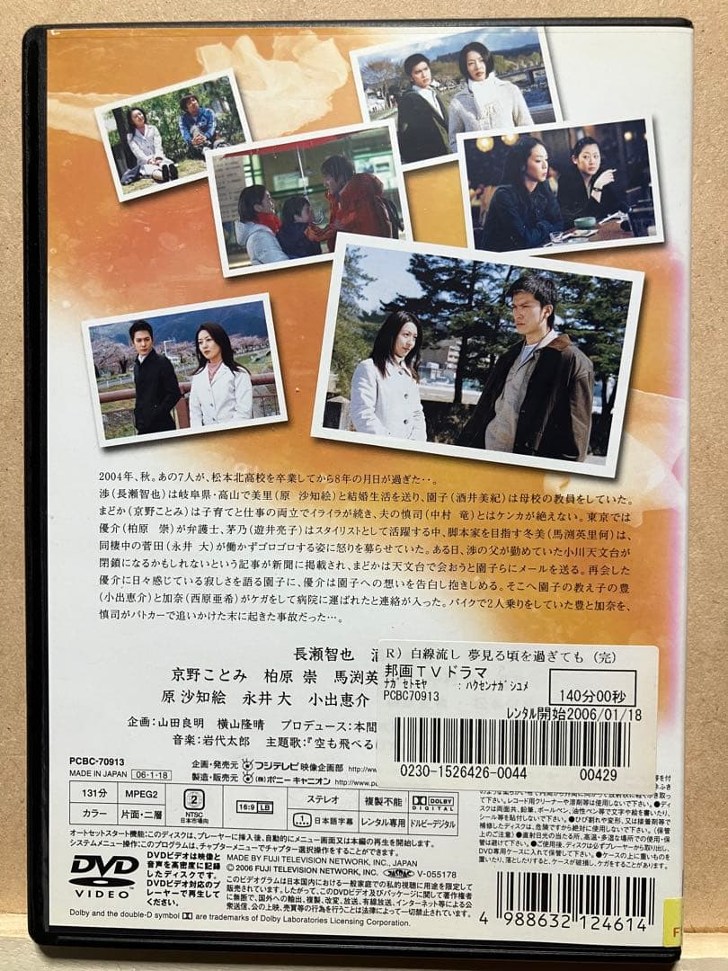 白線流し特別版　二十歳の風/夢見る頃を過ぎても　DVDレンタル版