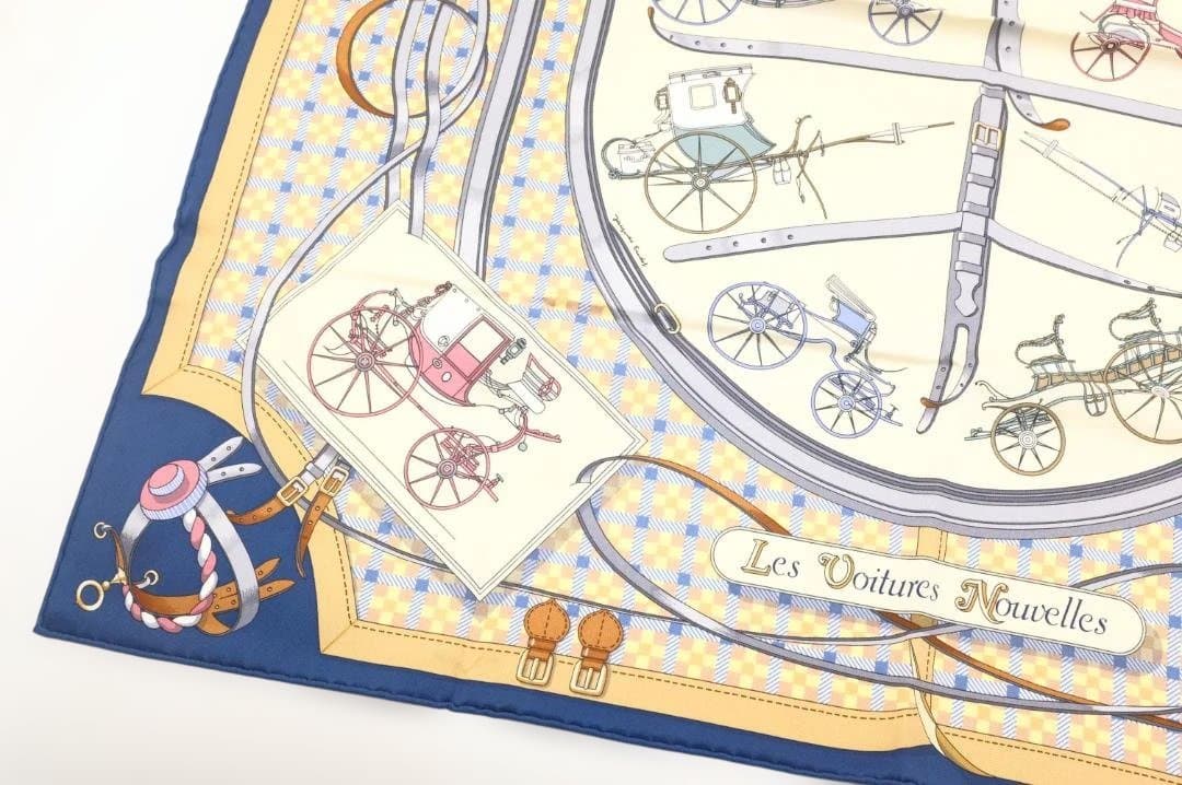 【現行品】Hermès　エルメス　カレ　70　馬車の変遷