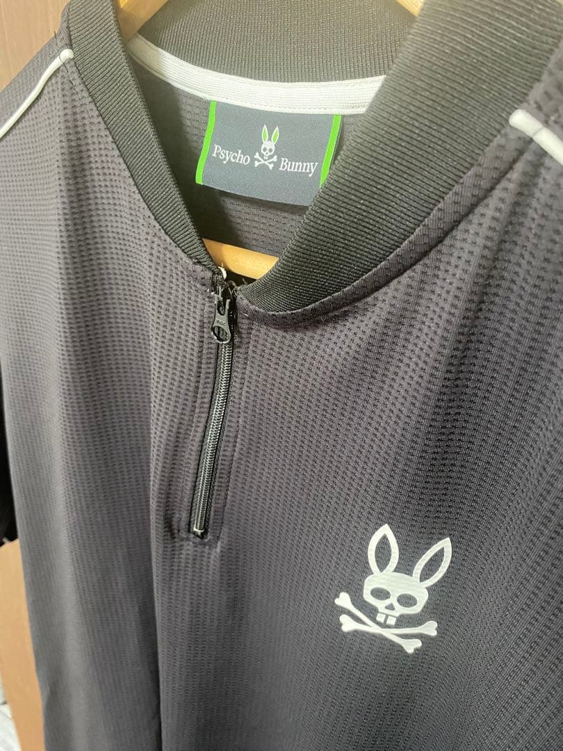 PSYCHO BUNNY [GOLF] ハーフジップ ヘンリーネックTシャツ