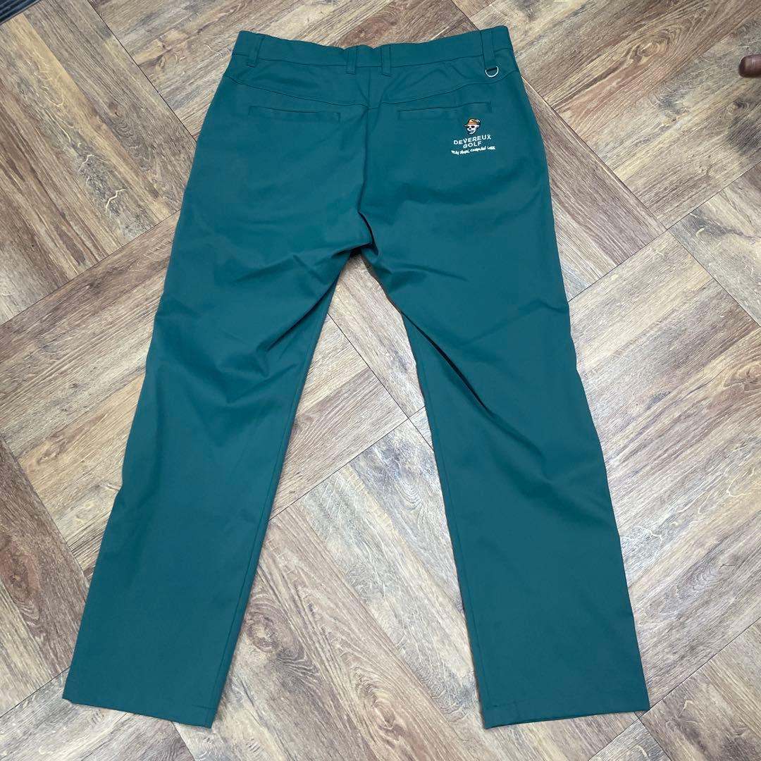 DEVEREUX GOLF 緑　ストレッチパンツ　サイズL