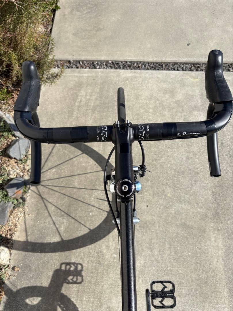 軽量クロモリ　スラムレッド22完成車　リムブレーキ　カーボンフォーク付