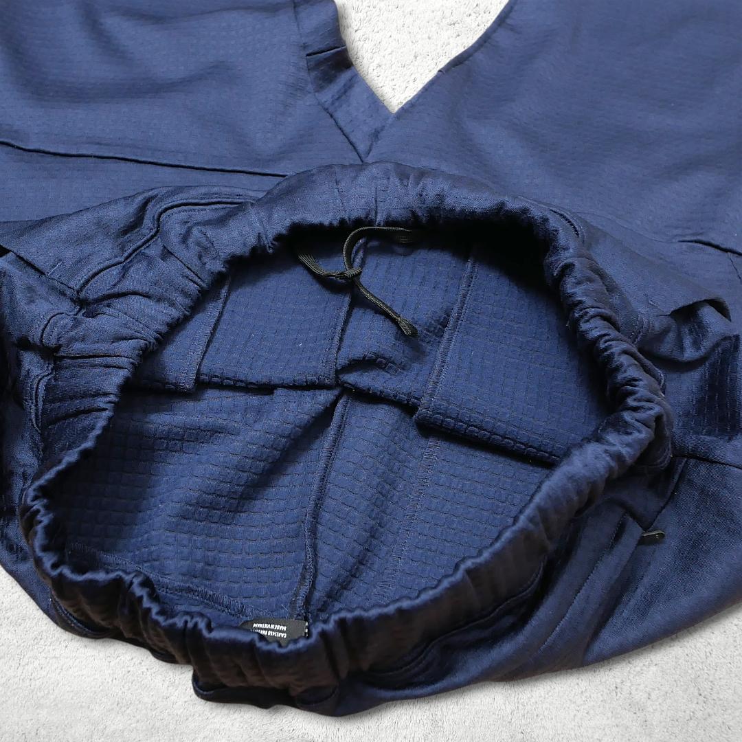 美品【オークリー】セットアップ XL 紺 ジャージ 上下 ワッフル生地 パーカー