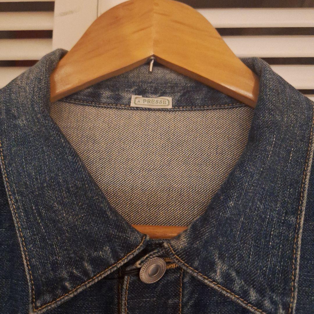 ジャケット・アウター A. PRESSE 24SS 1st Type Denim Jacket 46