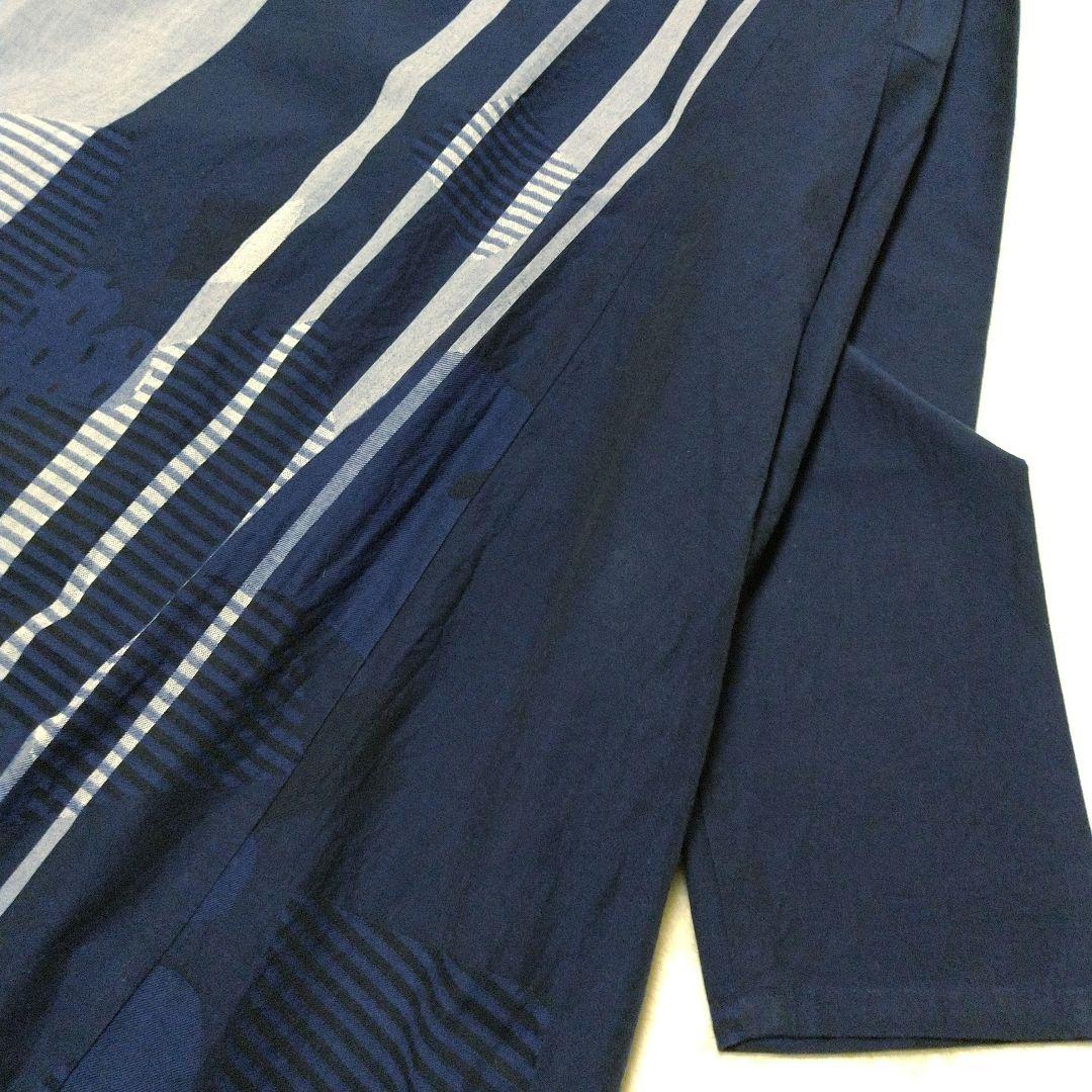 スージー！　美品　慈雨　ワンピース コート　ネイビー系　L　センソユニコ