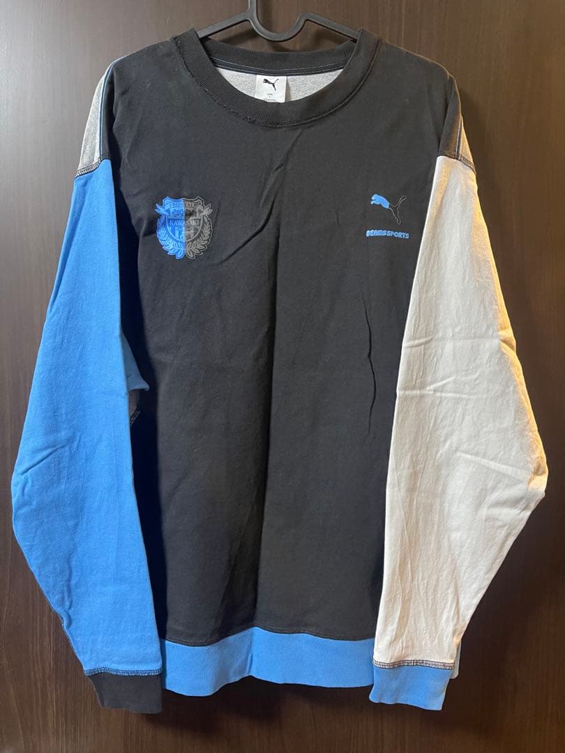 川崎フロンターレ BEAMS SPORTS TODOROKI 青黒ロングTシャツ