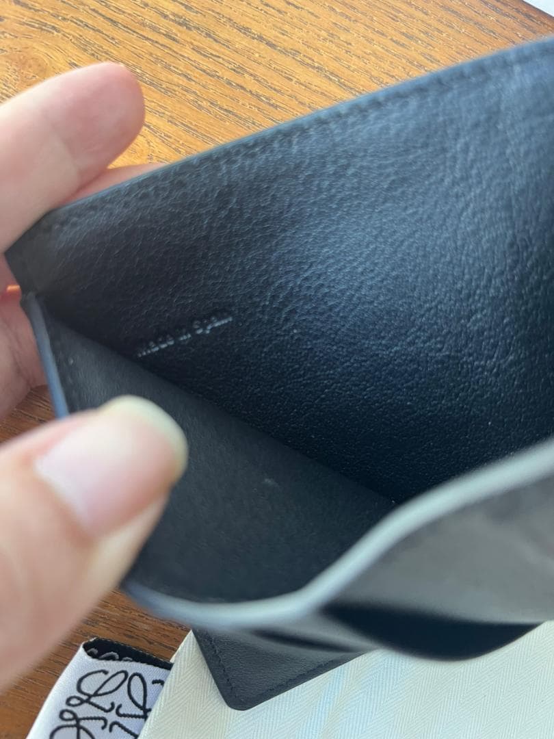ロエベ LOEWE ジブリ となりのトトロ まっくろくろすけ 二つ折り財布