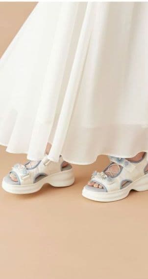 【新品】リリーブラウンCANDY STOCK　ツイードコンビホルターネックワンピ