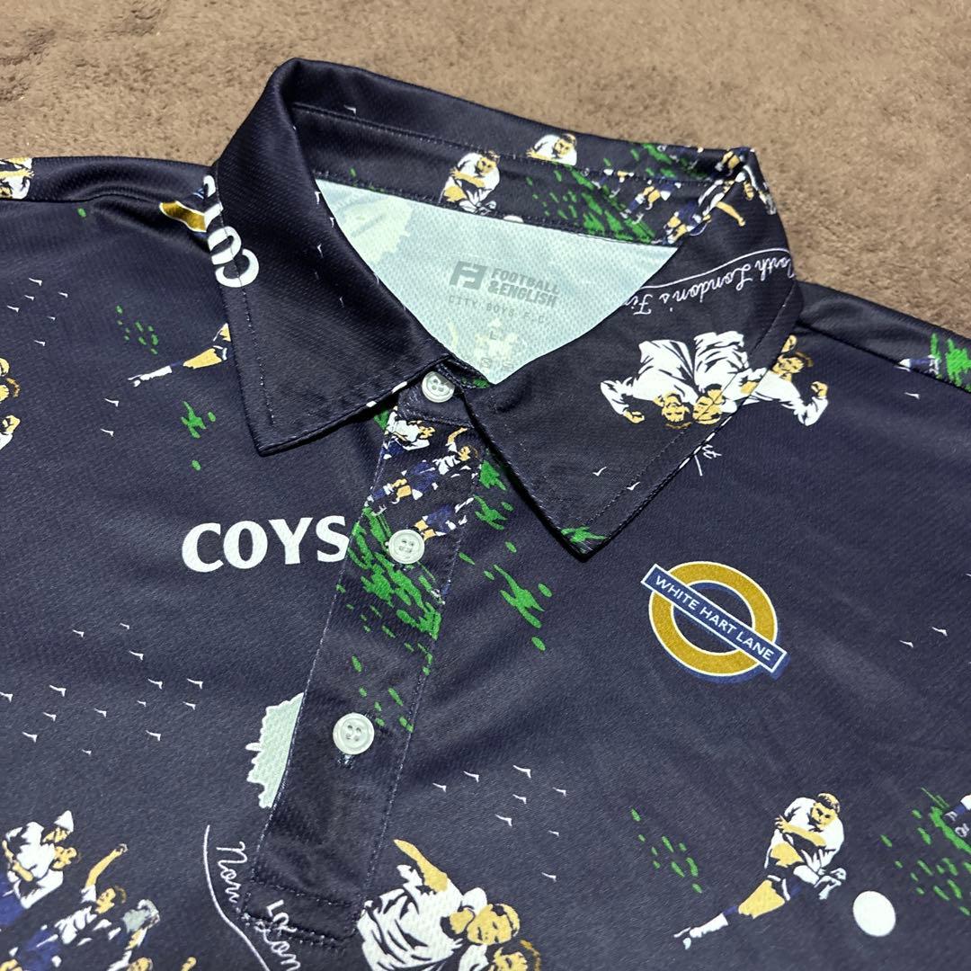 【激レア・美品】トッテナム・ホットスパー COYS 半袖 ポロシャツ 柄シャツ