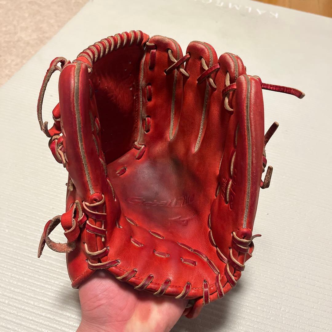 Mizuno 硬式グローブ レッド