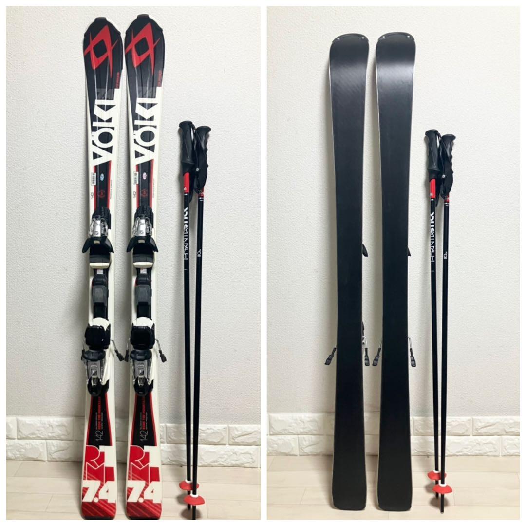 【美品】ケース付/VOLKL TIP ROCKERフォルクル スキーセット142