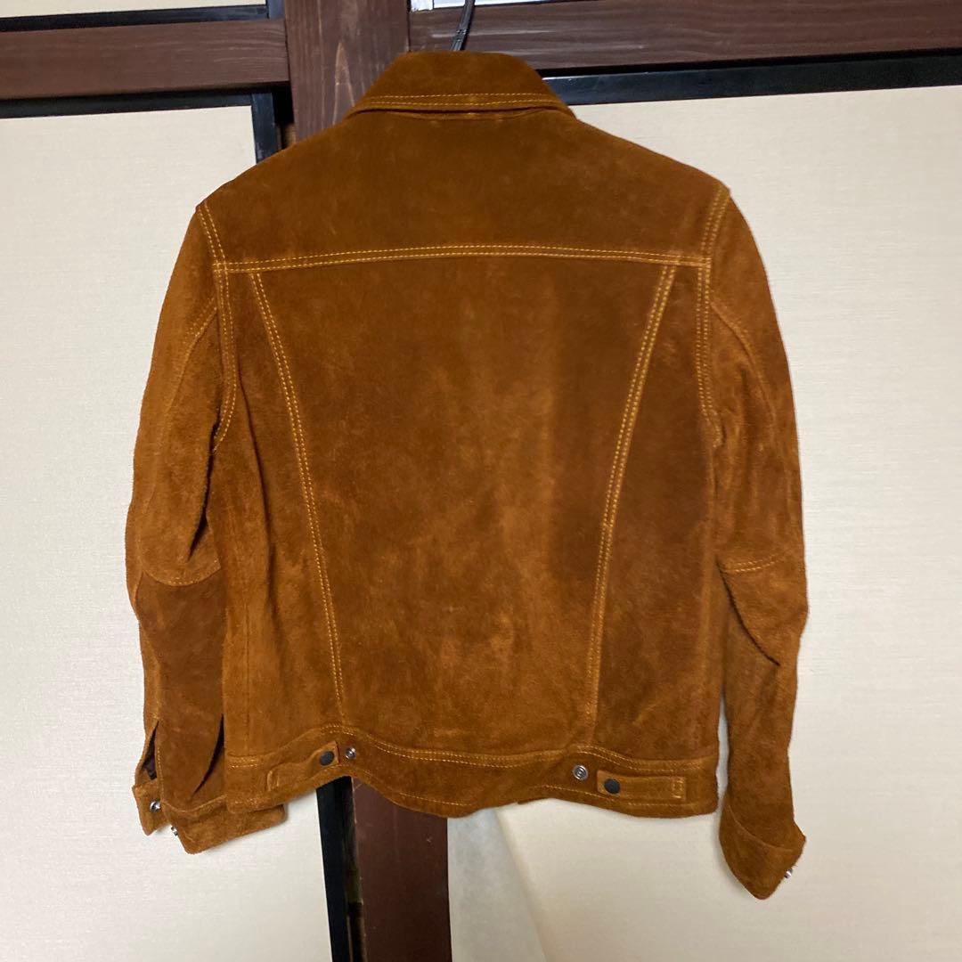 フ*ル様 ANDFAMILYS CO. レザーブラウンジャケット サイズ38