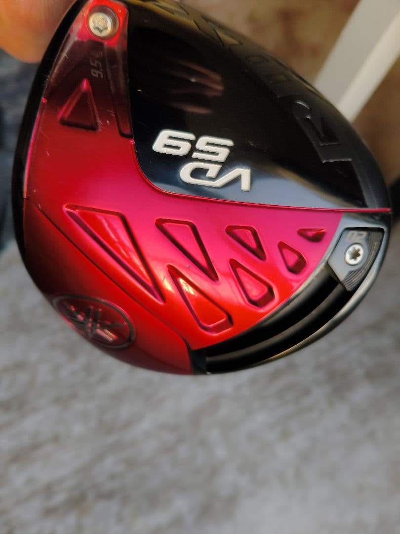 VD 59 ドライバー 9.5度 赤黒