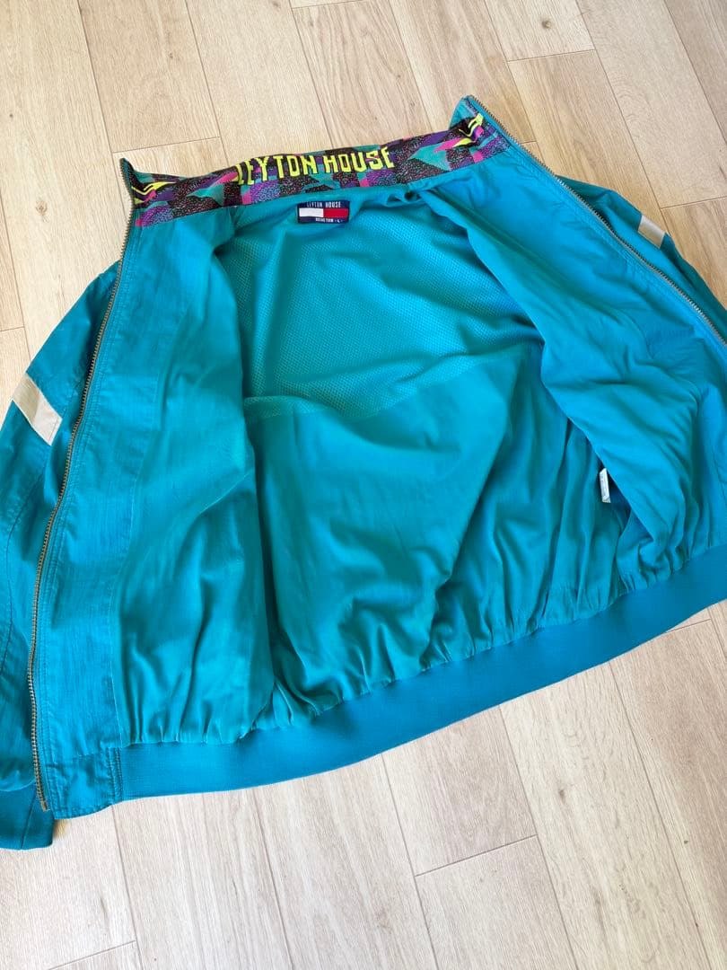 Leyton house 上下セットアップ ジャージ ブルー メンズL
