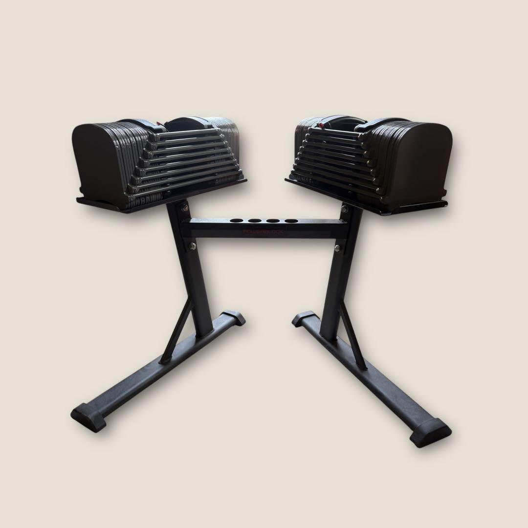POWER BLOCK パワーブロック　可変　ダンベル　41kg スタンド付き