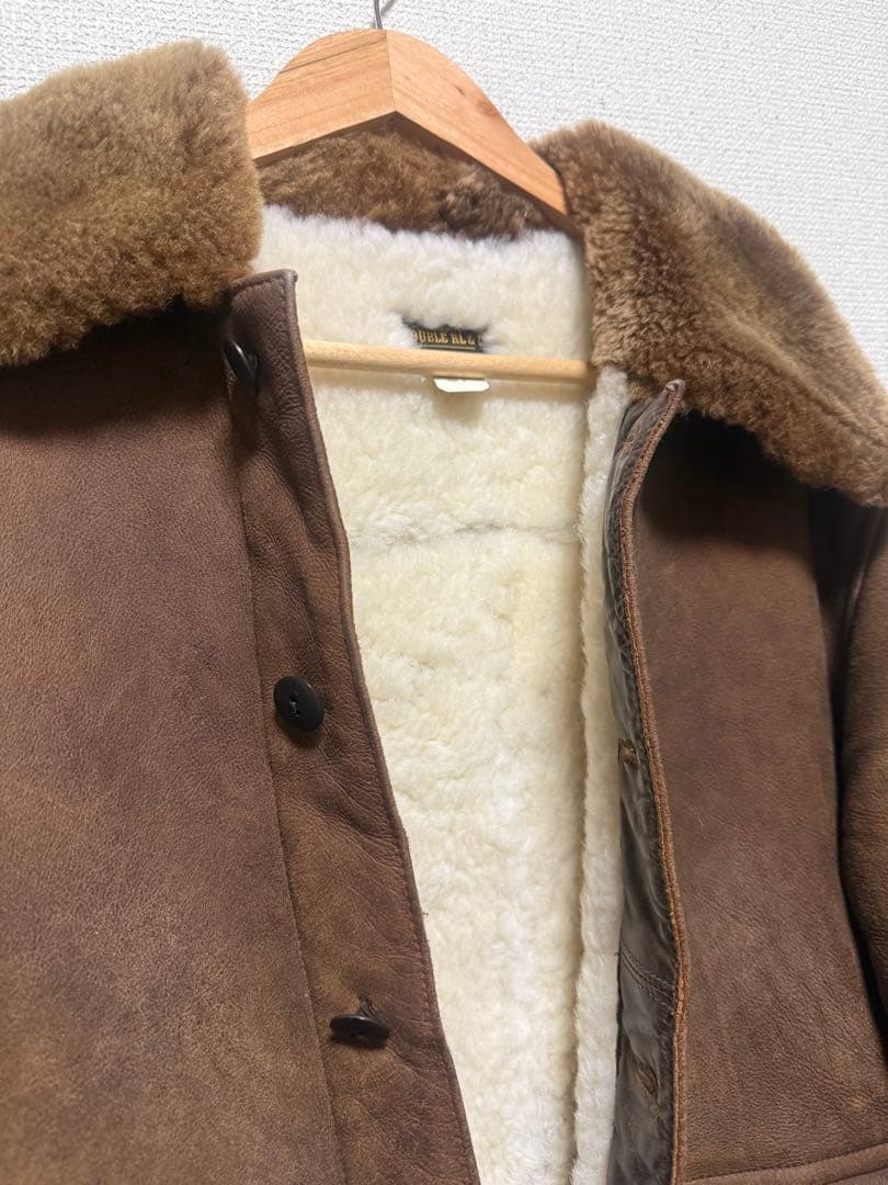 RRL ムートン レザー ジャケット