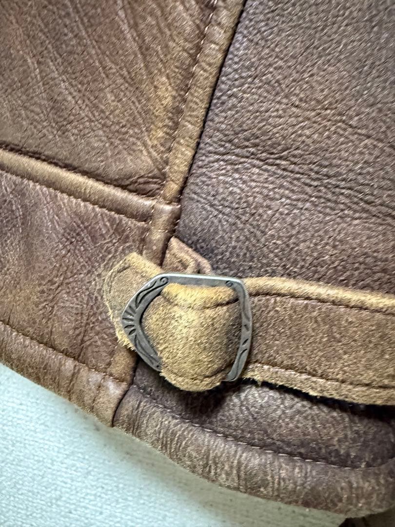 RRL ムートン レザー ジャケット