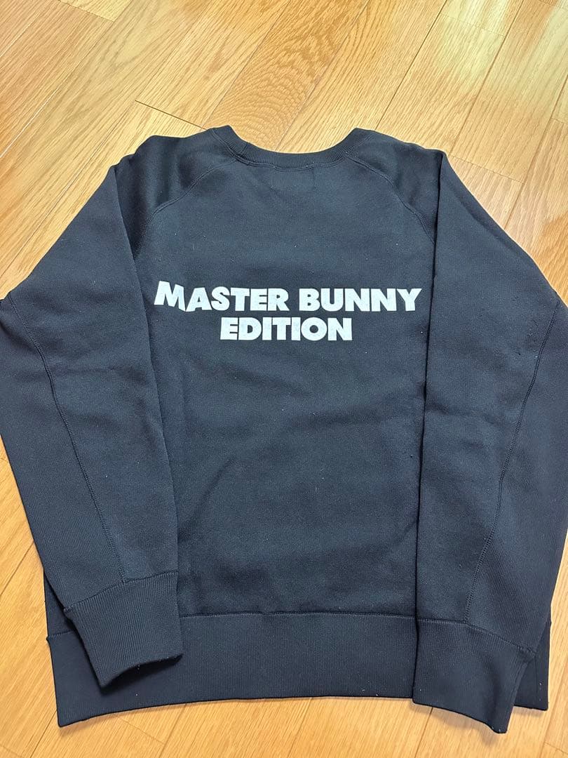 【MASTER BUNNY EDITION】トレーナー裏起毛　サイズ4 ブラック