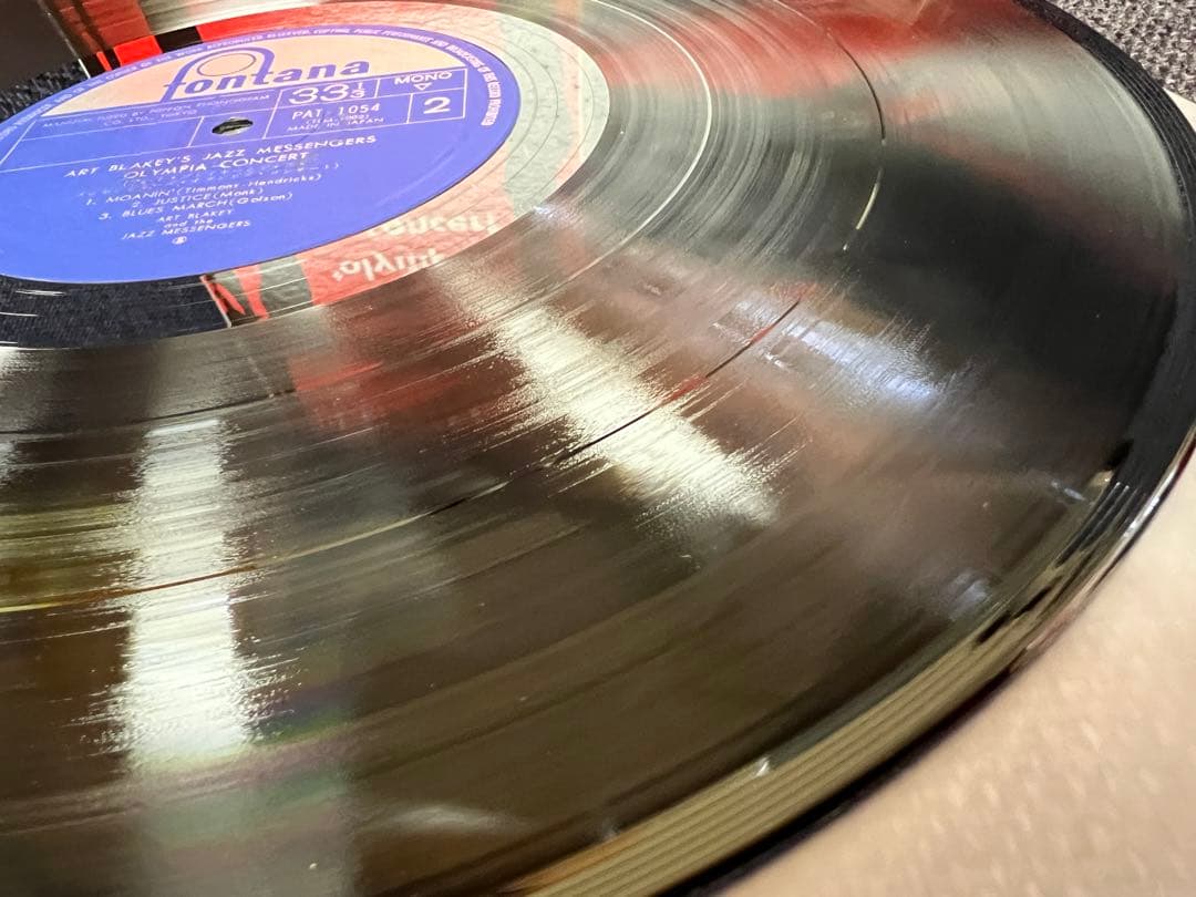 希少初期盤!アート・ブレイキー/オリンピア・コンサートPAT-1054レコード