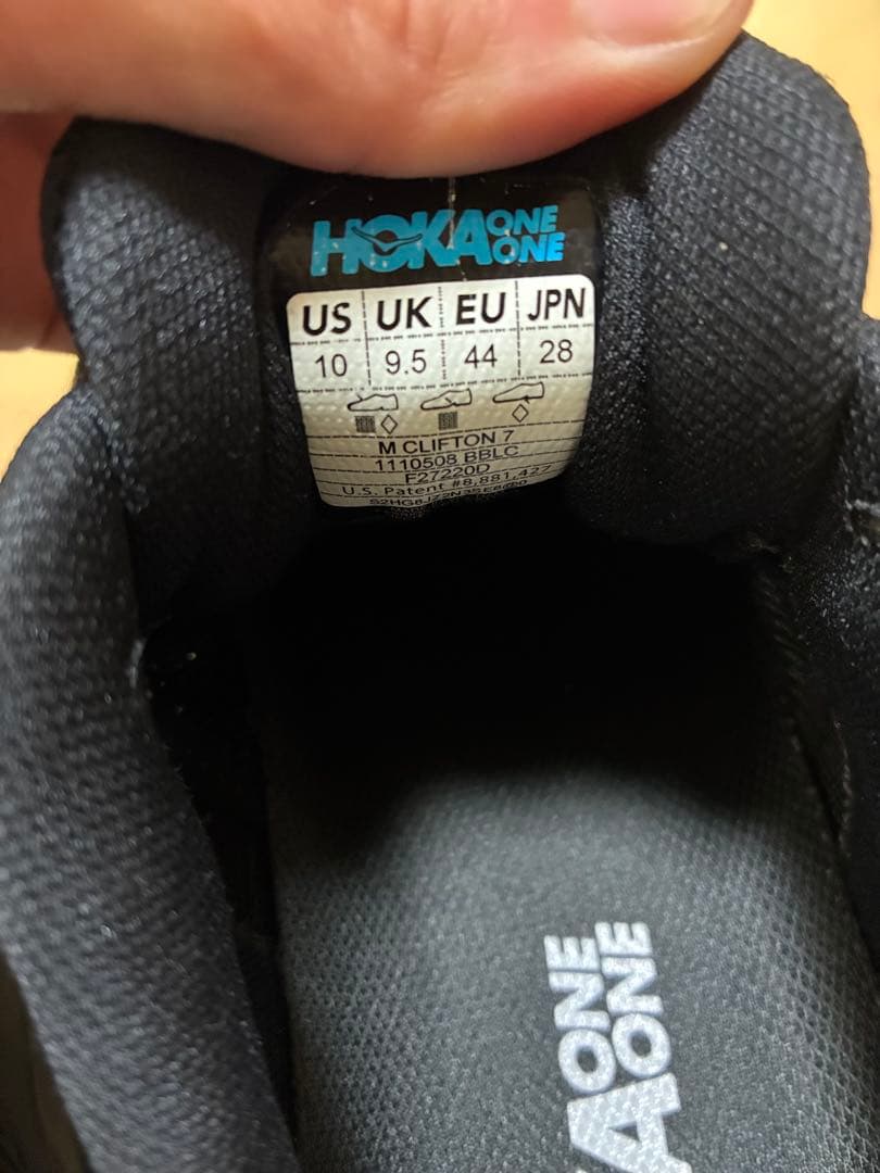 HOKA ONE ONE CLIFTON7 美品