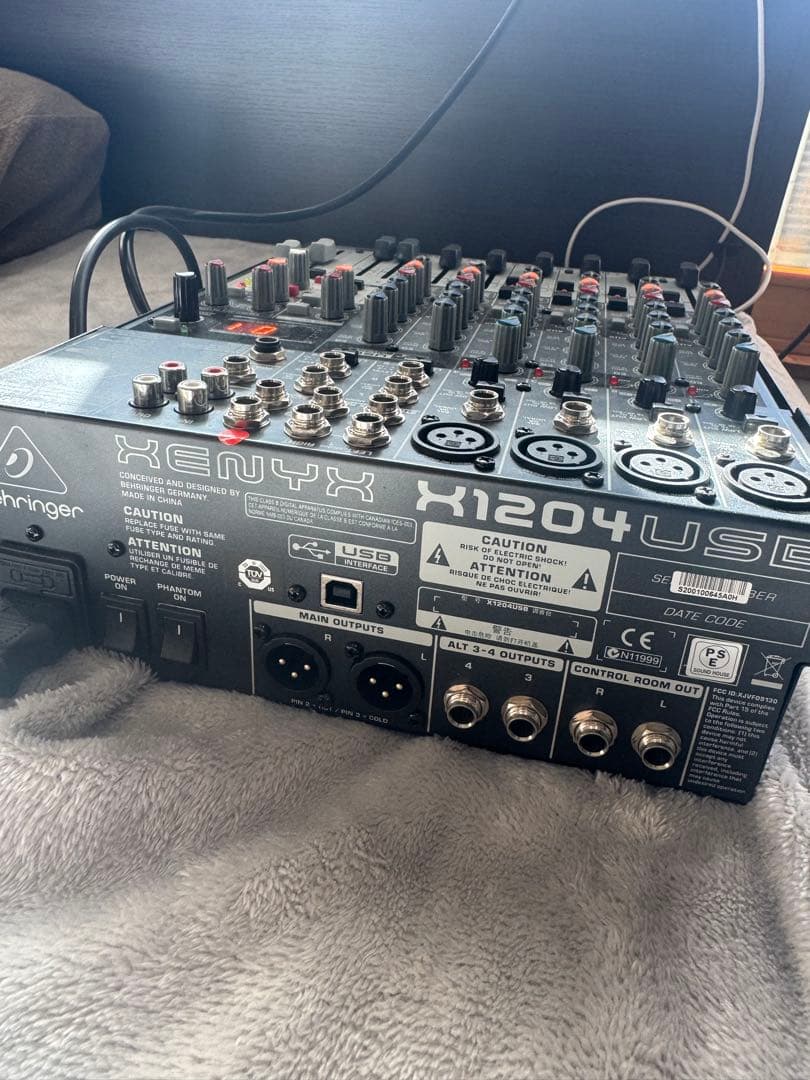 Behringer XENYX X1204USB アナログミキサー　美品