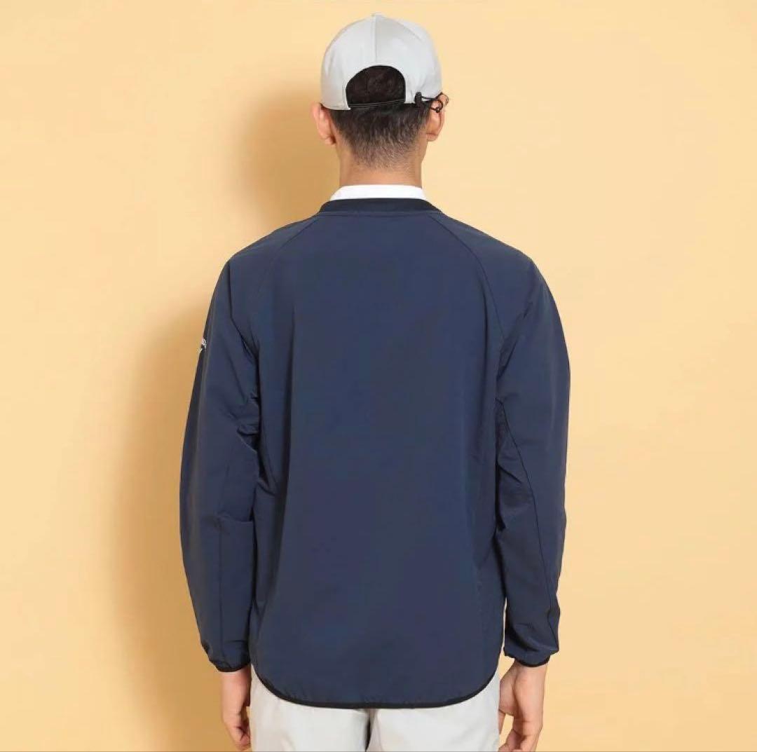 【新品】キャロウェイ／クルーネックブルゾン／ストレッチ／Ｍサイズ