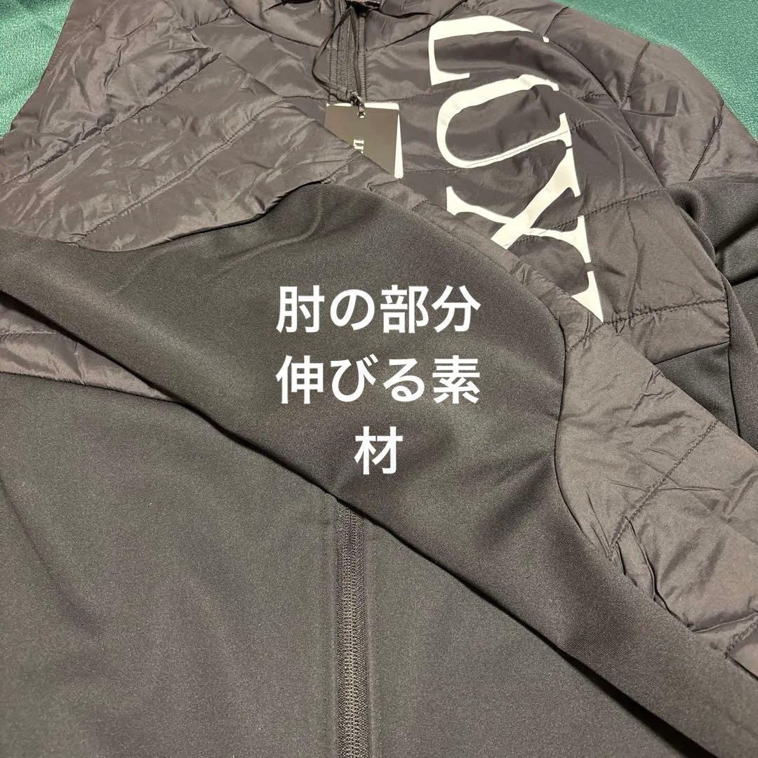 【新品 送料込 匿名】LUXEAKMPLUS ブラック ダウンジャケット XL