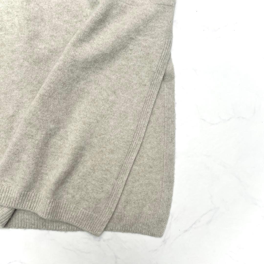 美品 IENA イエナ カシミヤ混 Vネック ロングニットベスト ジレ