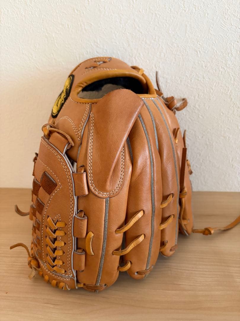 ジームス　Zeems 軟式グローブ ブラウン レザー