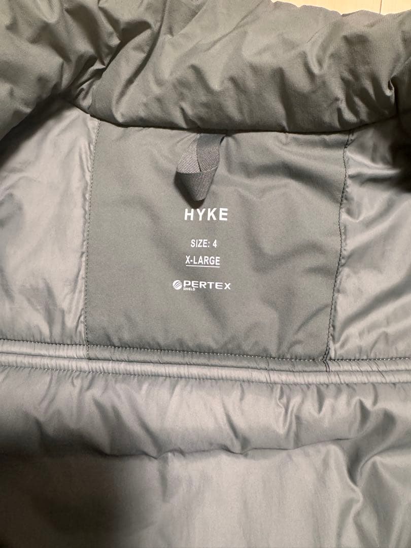 値下不可　HYKE /ハイク PERTEX PUFF VEST 中綿 ベスト 4