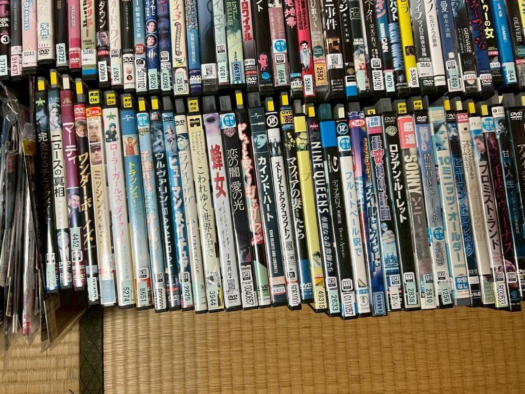 レンタルアップ　DVD　Blu-ray　ブルーレイ　大量　まとめ　約400枚