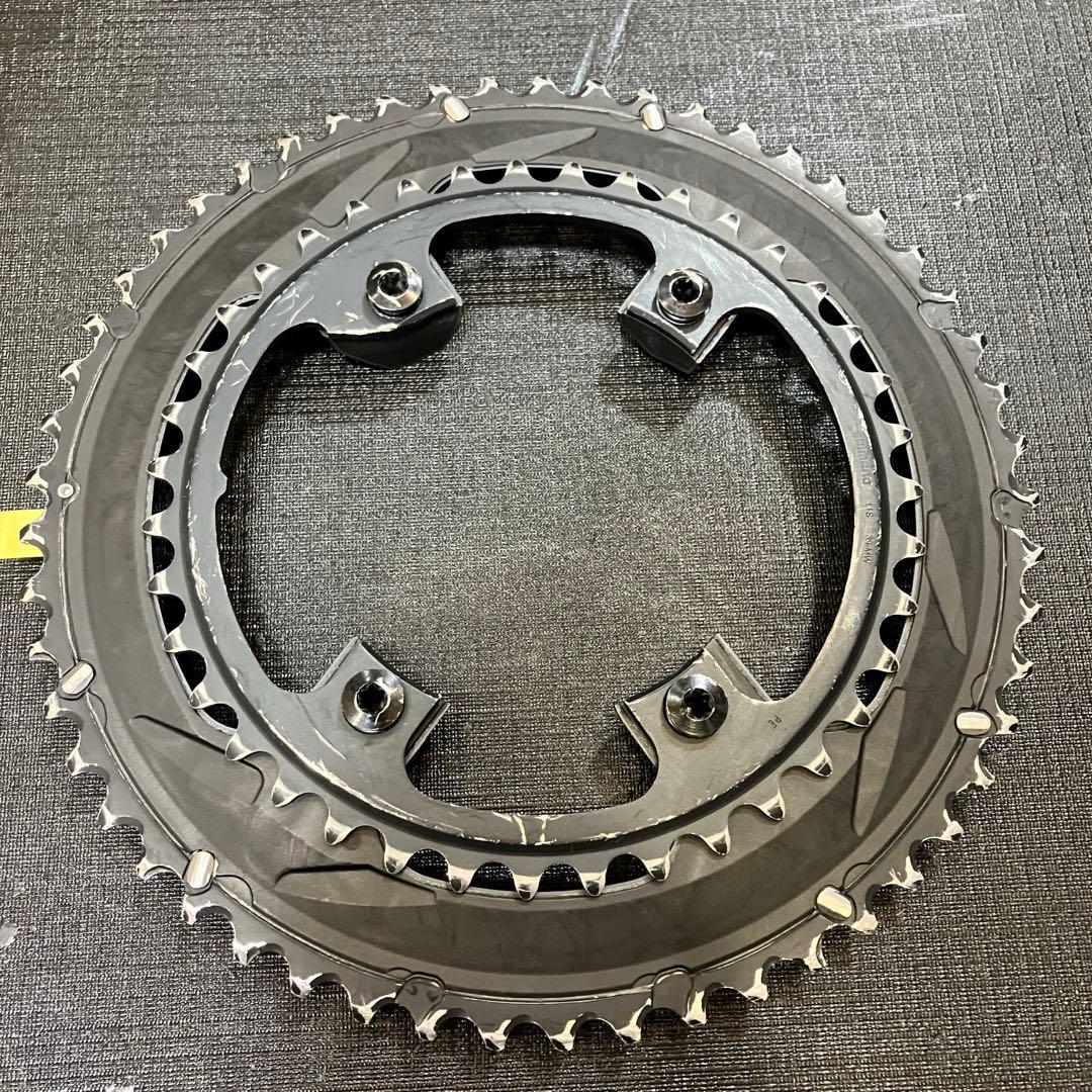 シマノ アルテグラ R8000用 チェーンリング 53-39T 11S 中古品