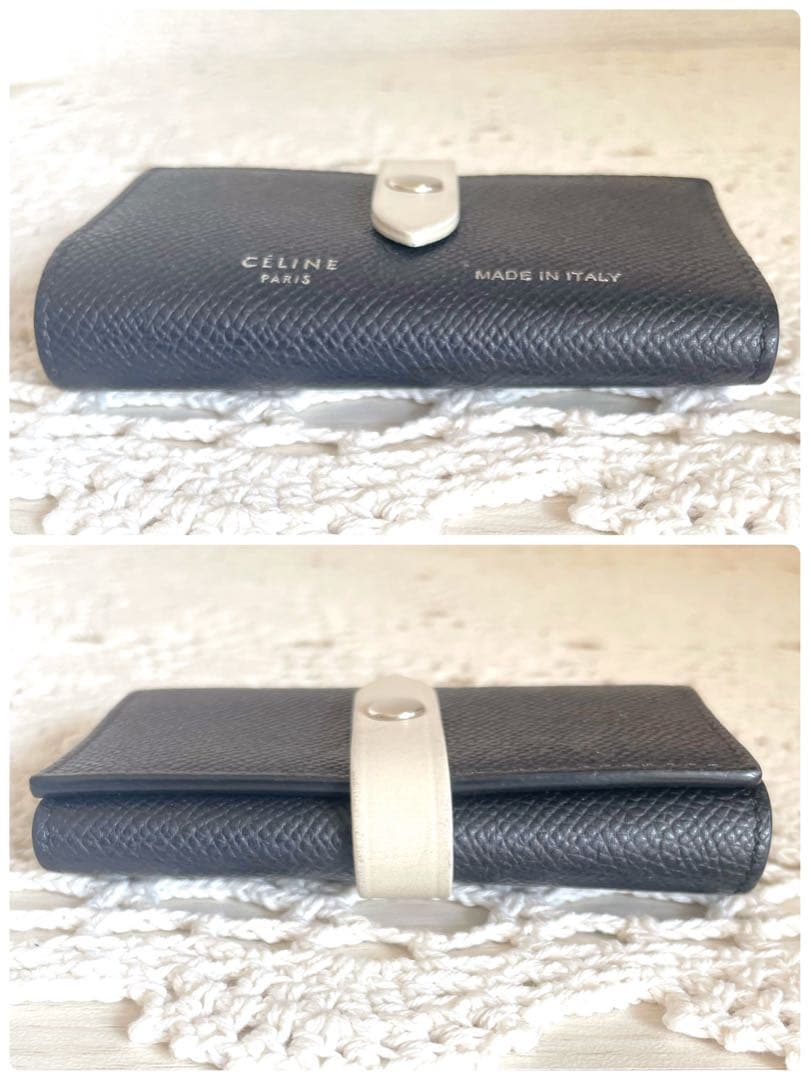 美品　CELINE セリーヌ　6連キーケース　ブラック