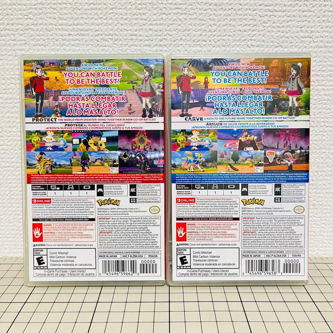 【希少】海外版 ポケモンソフト Pokemon sword shield