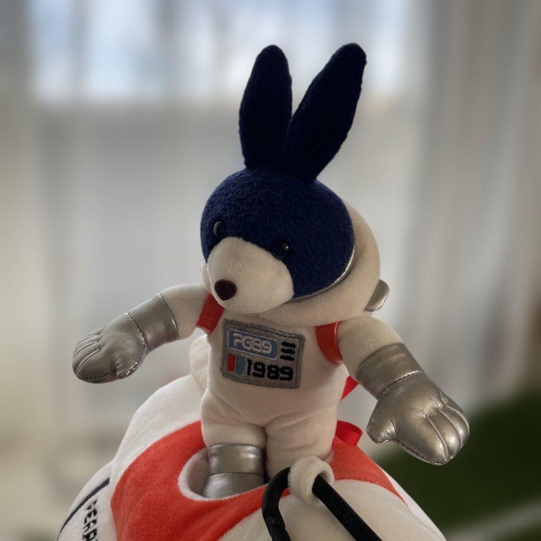 パーリーゲイツPEARLY GATES宇宙船うさぎラビットロケットボール入れ新品