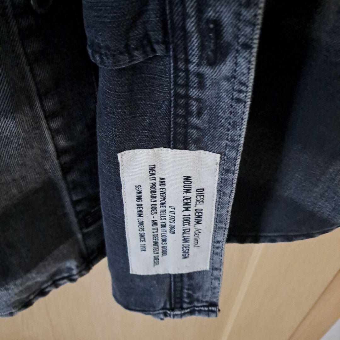DIESEL チェック柄デニムジャケット