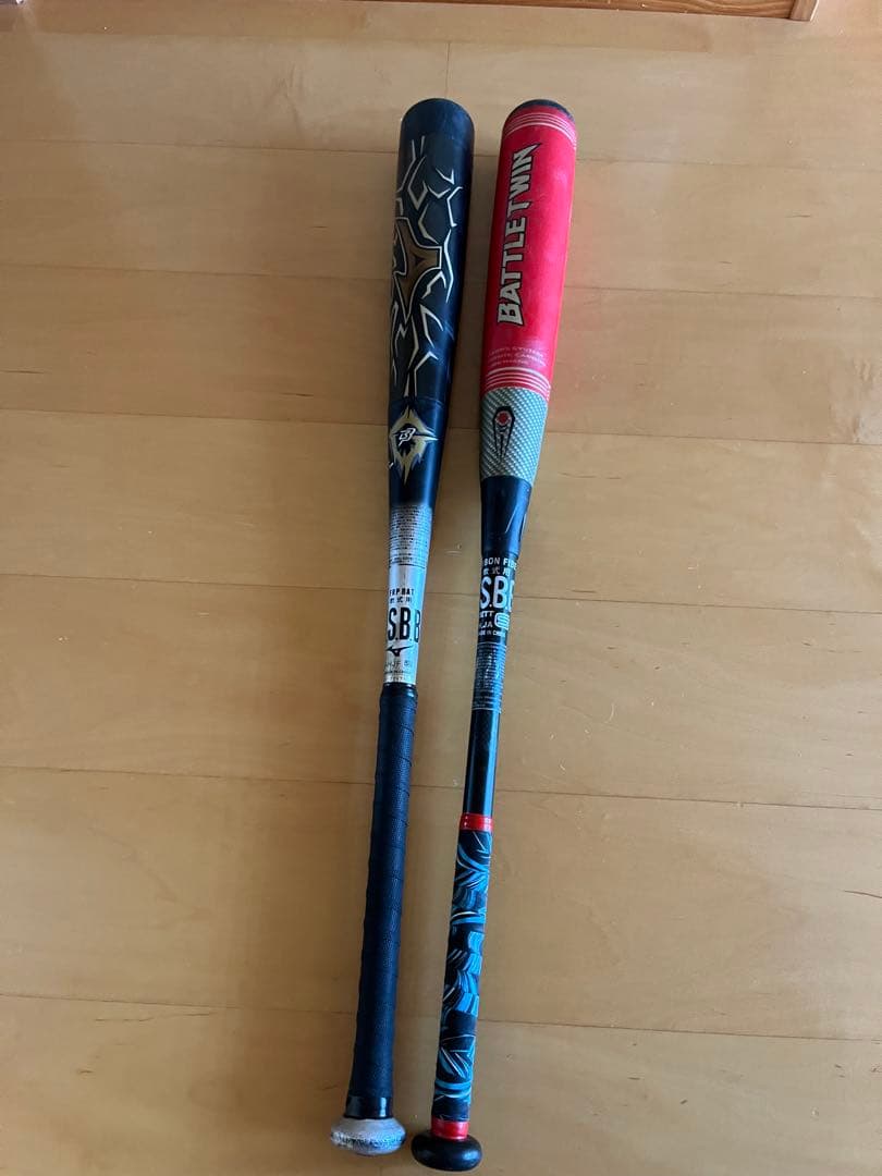 【2本セット】ZETT バトルツイン　84㌢　MIZUNO ギガキング　83㌢
