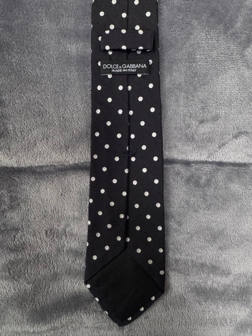Dolce&Gabbana ナロータイ ブラック ドット 3回程着用 超美品