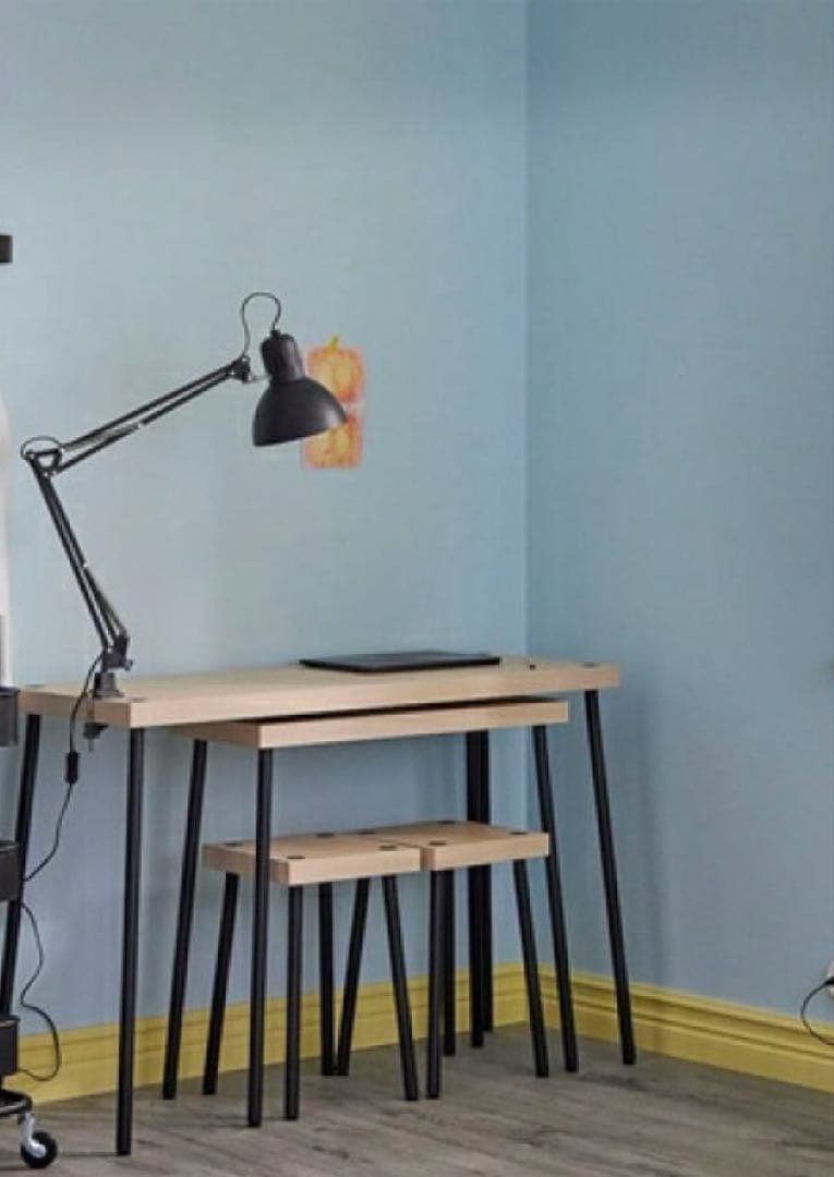 イケア　IKEA フリードネス　FRIDNÄS ネストテーブル2脚　スツール2脚