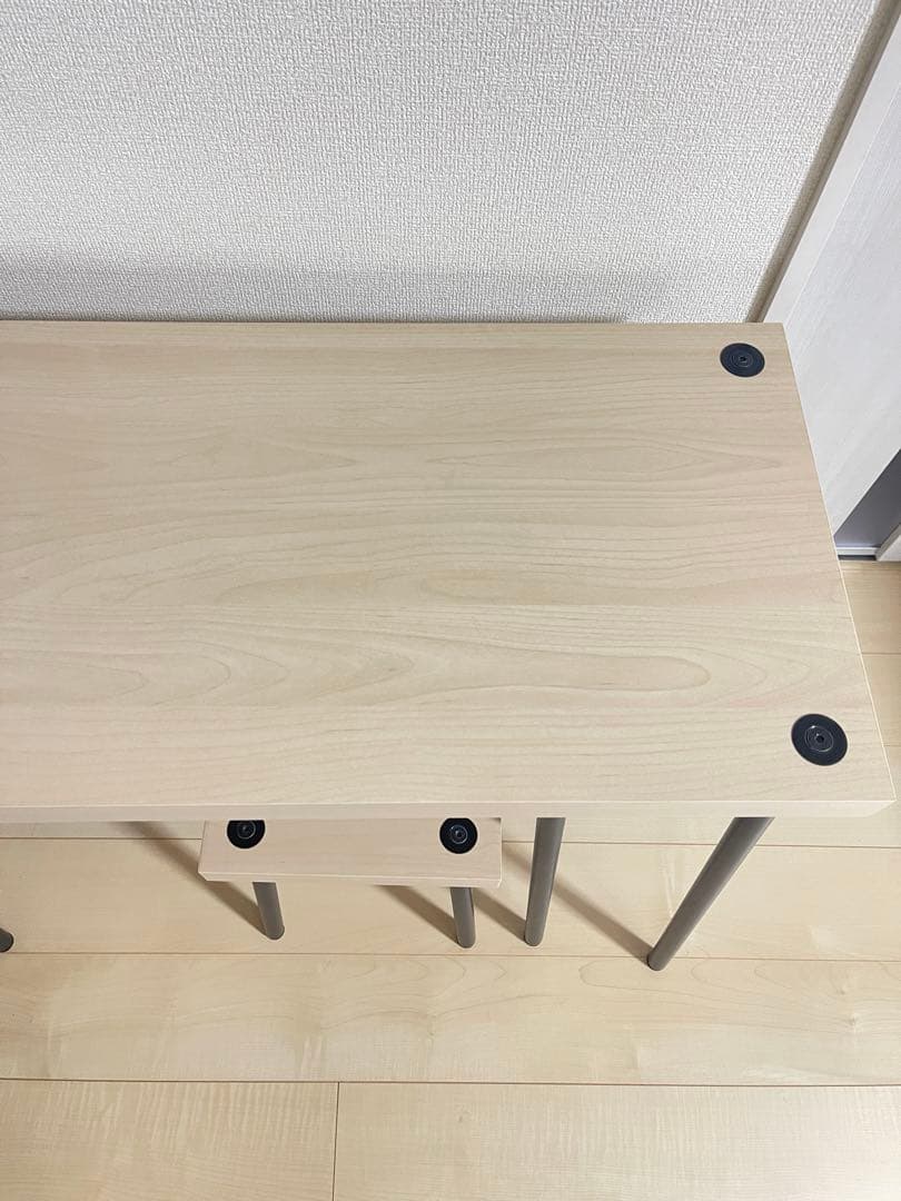 イケア　IKEA フリードネス　FRIDNÄS ネストテーブル2脚　スツール2脚