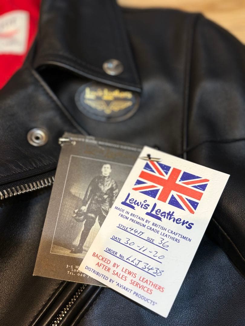 Lewis Leathersルイスレザーサイクロン カウハイド 36 美品