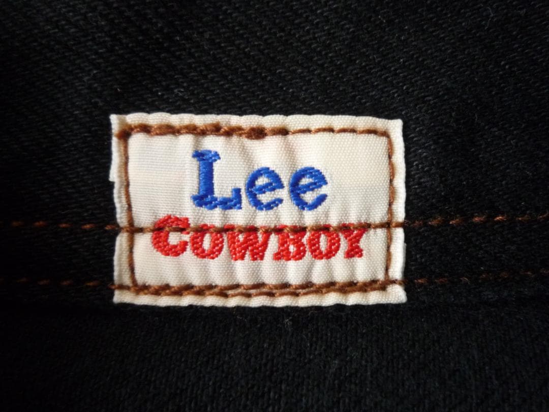 【新品】Lee リー ブラック デニムジャケット Gジャン 1st