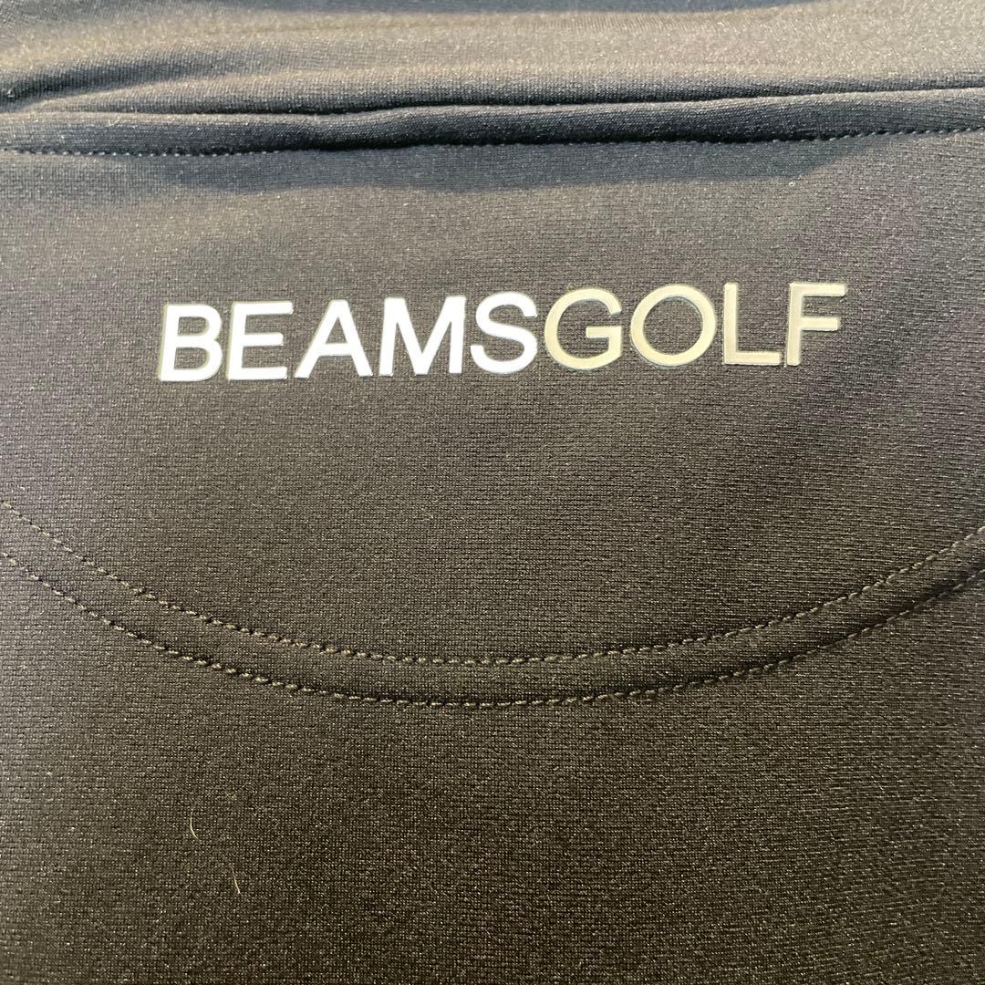 BEAMS GOLF ブラック ロングスリーブシャツ モックネック XL