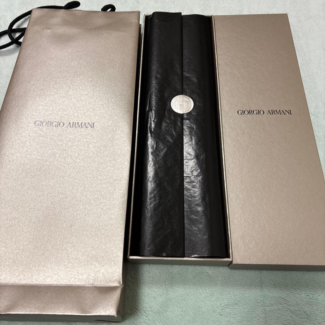 新品　GIORGIO ARMANI イタリア製ネクタイ　 BLUE色