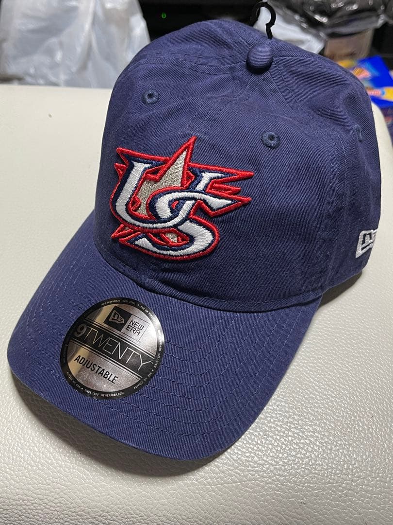 チームUSA New Era 9TWENTY ネイビーキャップ