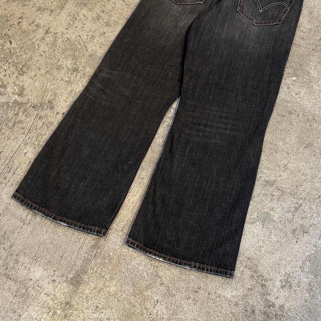 デッドストック Levi's 567 リーバイス デニム パンツ 黒 33x30